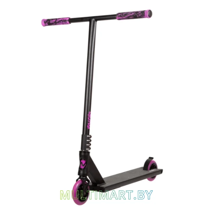 Самокат Novatrack Psycho 110A.PSYCHO.BVT21 (черный/фиолетовый, 2021)
